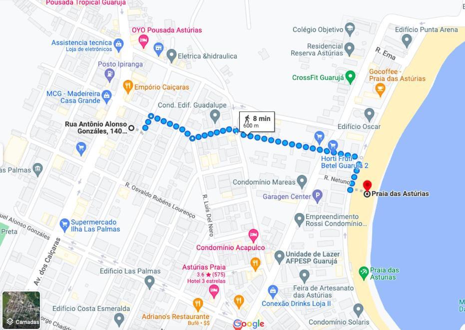 Apartamento Fofo Asturias Guarujá Eksteriør bilde